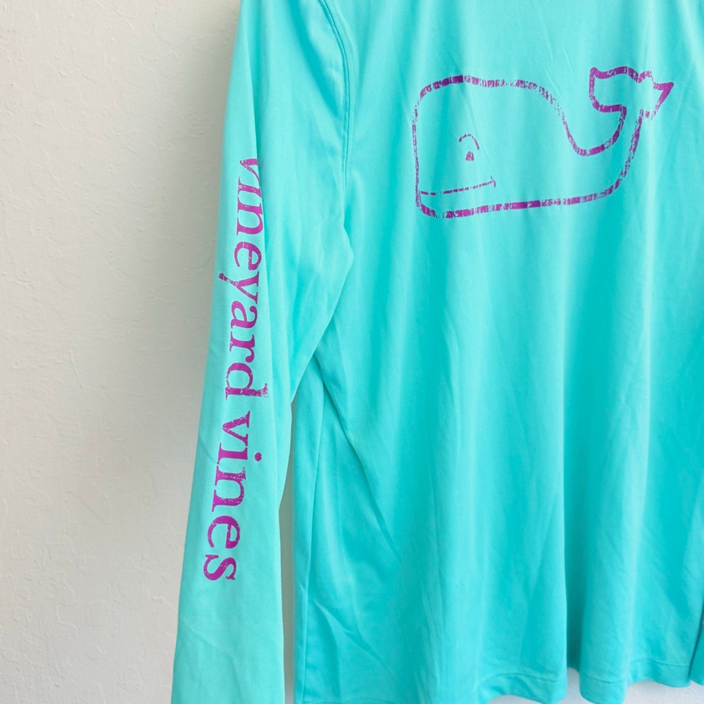 Vineyard Vines Women’s AquaPerformance Long Sleeve Tee Size Large - Picture 8 of 8